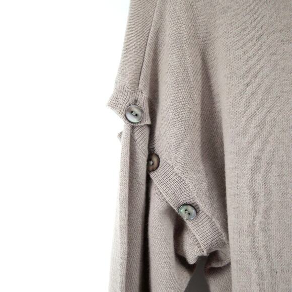 Something Else by Natalie Wood Beige Angora Viscose Blend Ivory Button Sleeves 4 - Picture 14 of 15